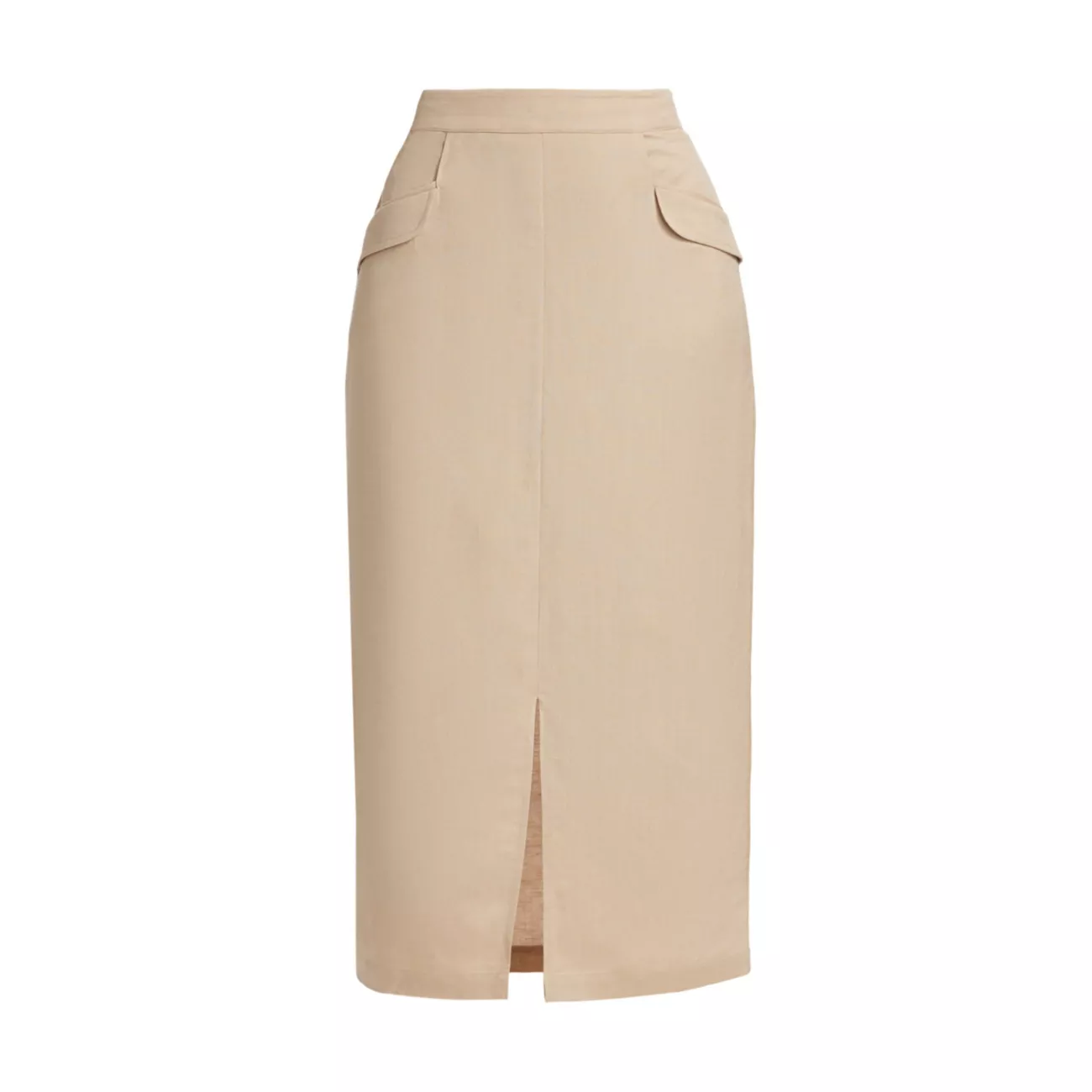 Linen-Blend Midi-Skirt If Only Studio