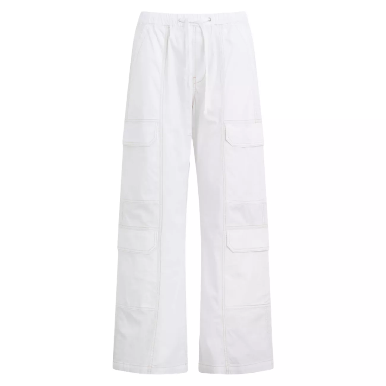 Cotton Wide-Leg Cargo Pants Hudson Jeans
