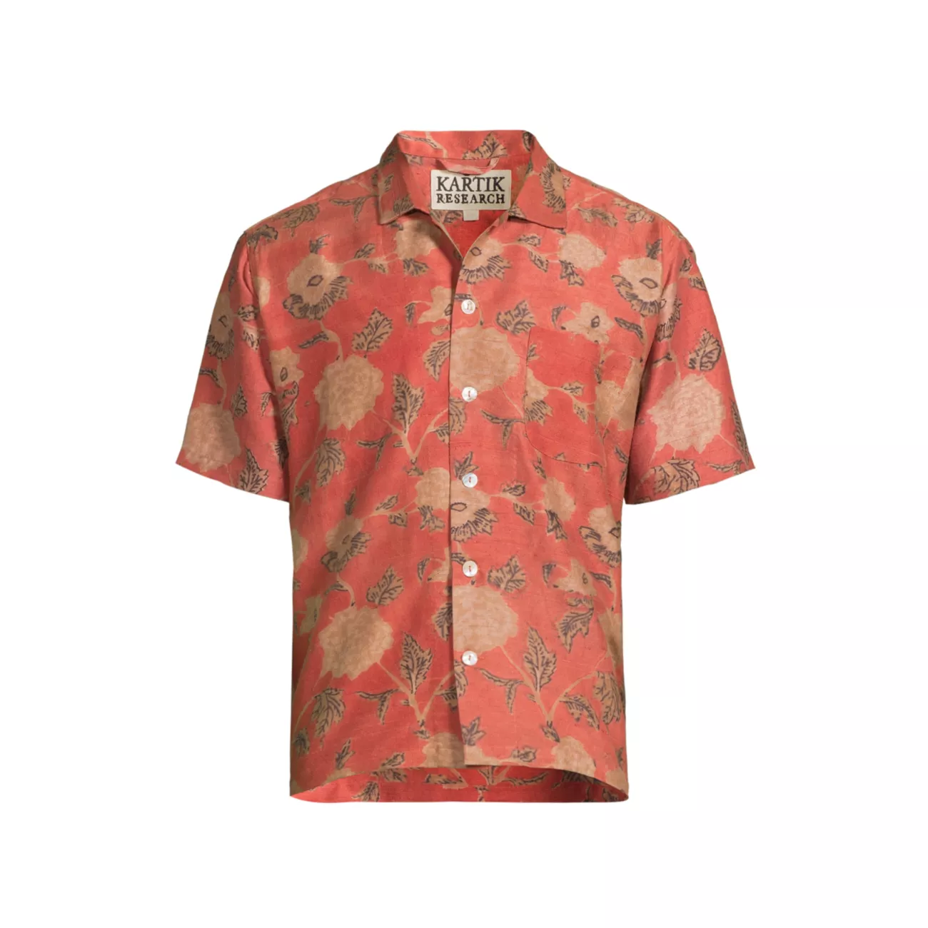 Floral Silk Camp Shirt Kartik Research