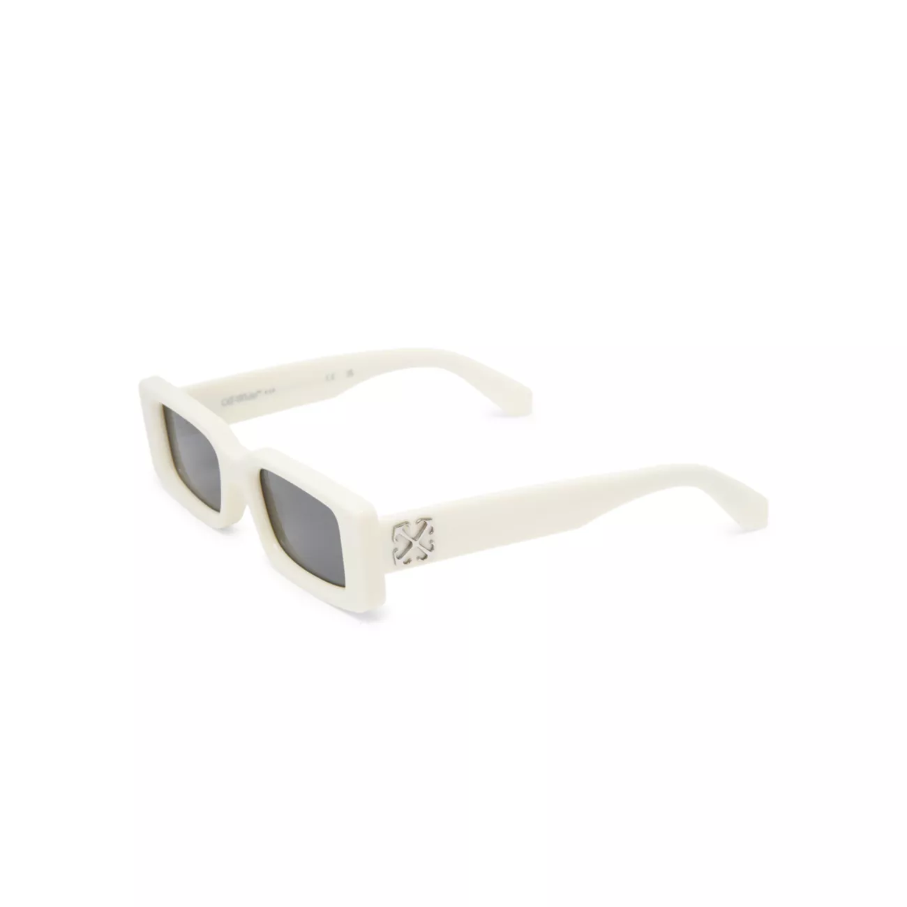 Arthur 50MM Rectangular Sunglasses Off-White