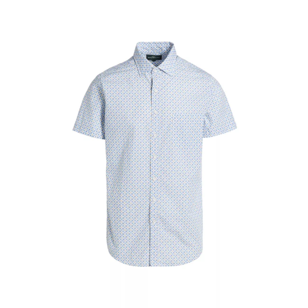 Glenariffe Geometric Cotton Short-Sleeve Shirt RODD AND GUNN