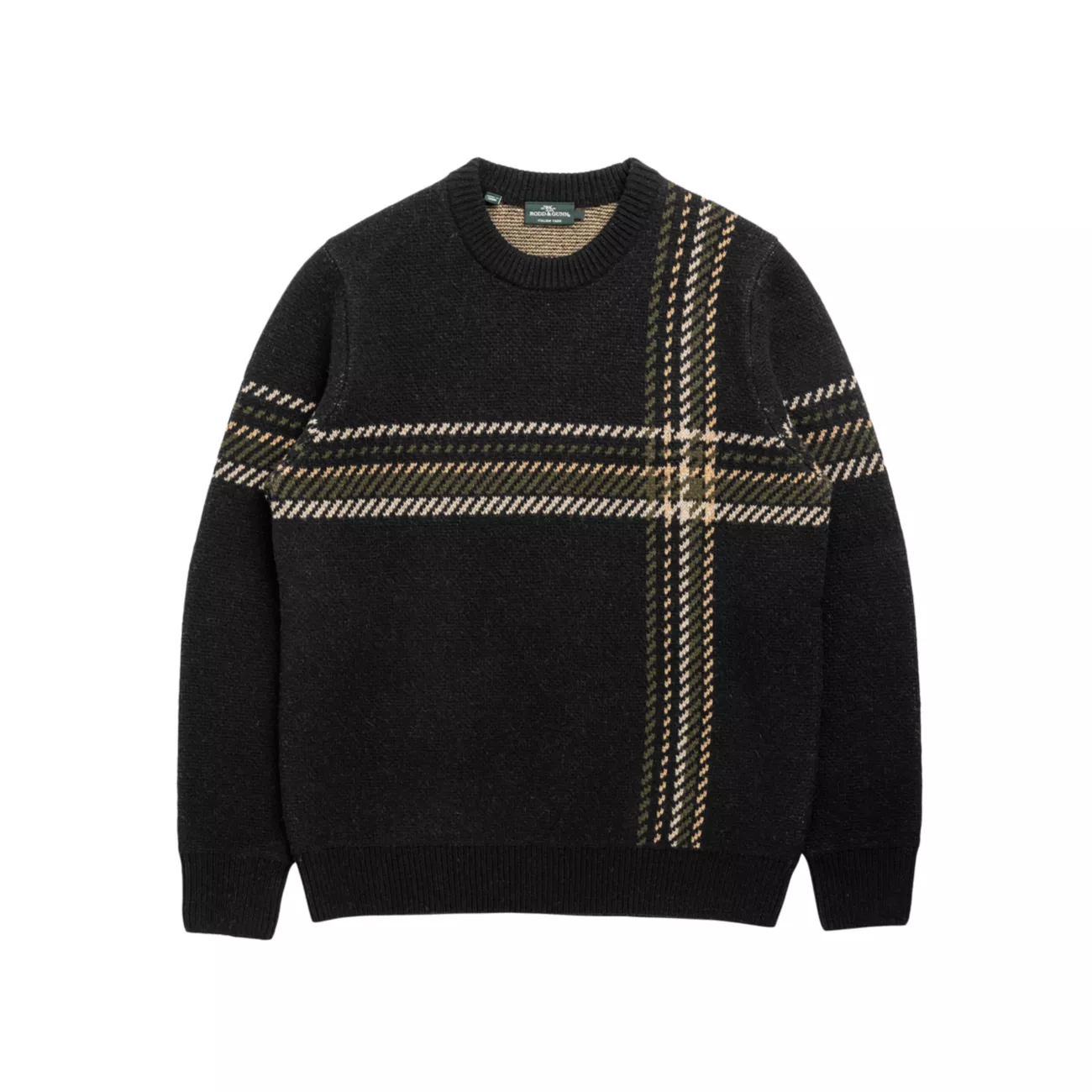 Hawkswood Check Wool-Blend Sweater RODD AND GUNN