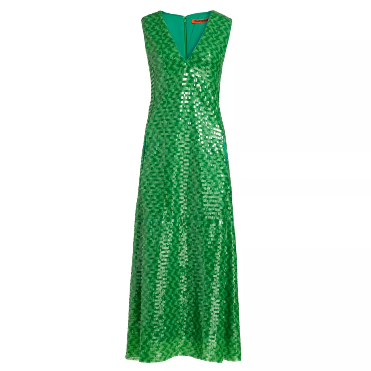 Nori Sequined V-Neck Maxi Dress Simon Miller