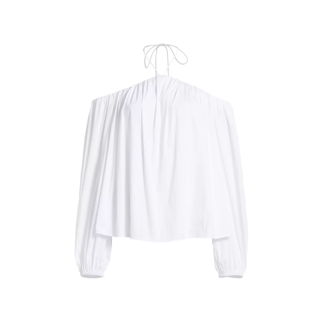 Oleander Poplin Off-The-Shoulder Top Simon Miller