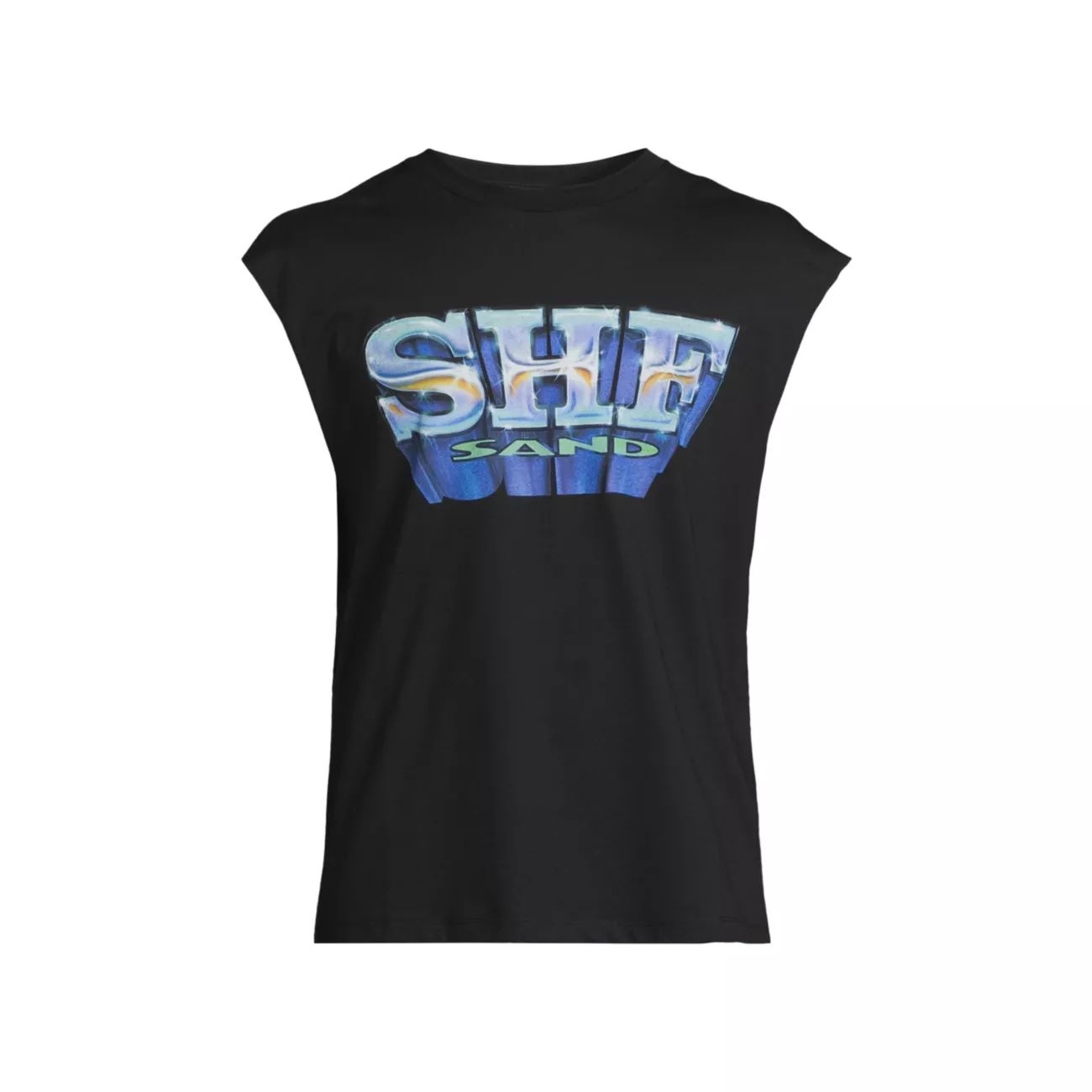 Graphic Logo Cotton Sleeveless T-Shirt SKY HIGH FARM