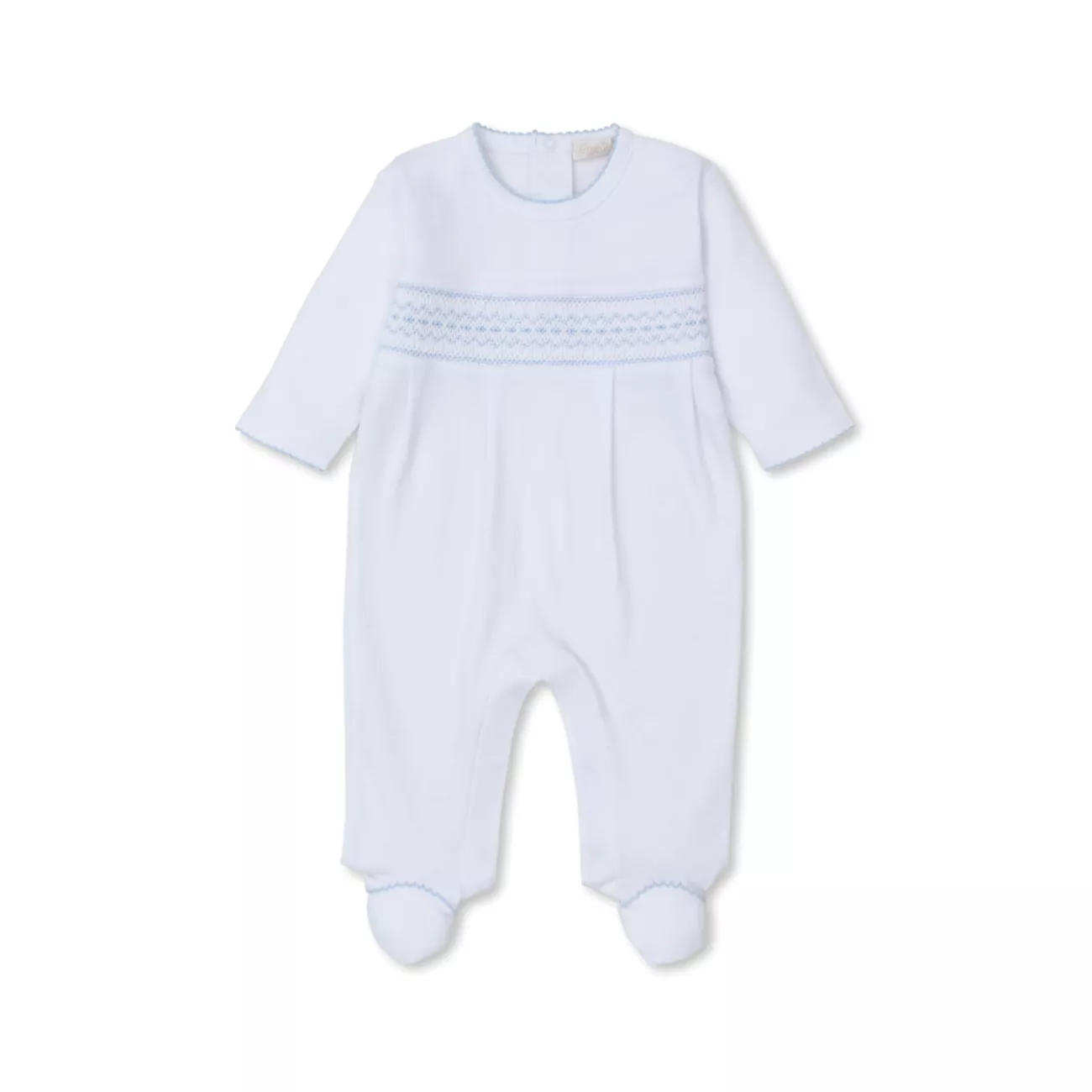 Baby's Hand-Smocked Footie Kissy Kissy