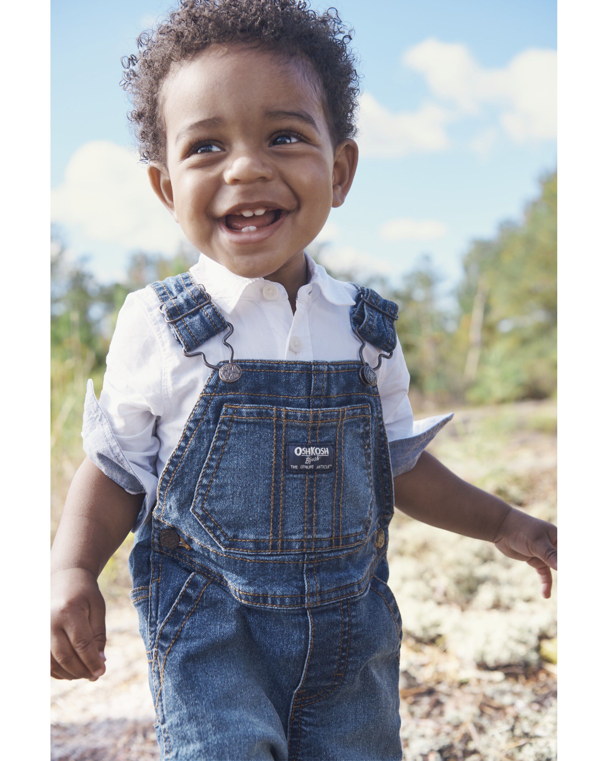 Baby Stretch Denim Classic Overalls Carter's