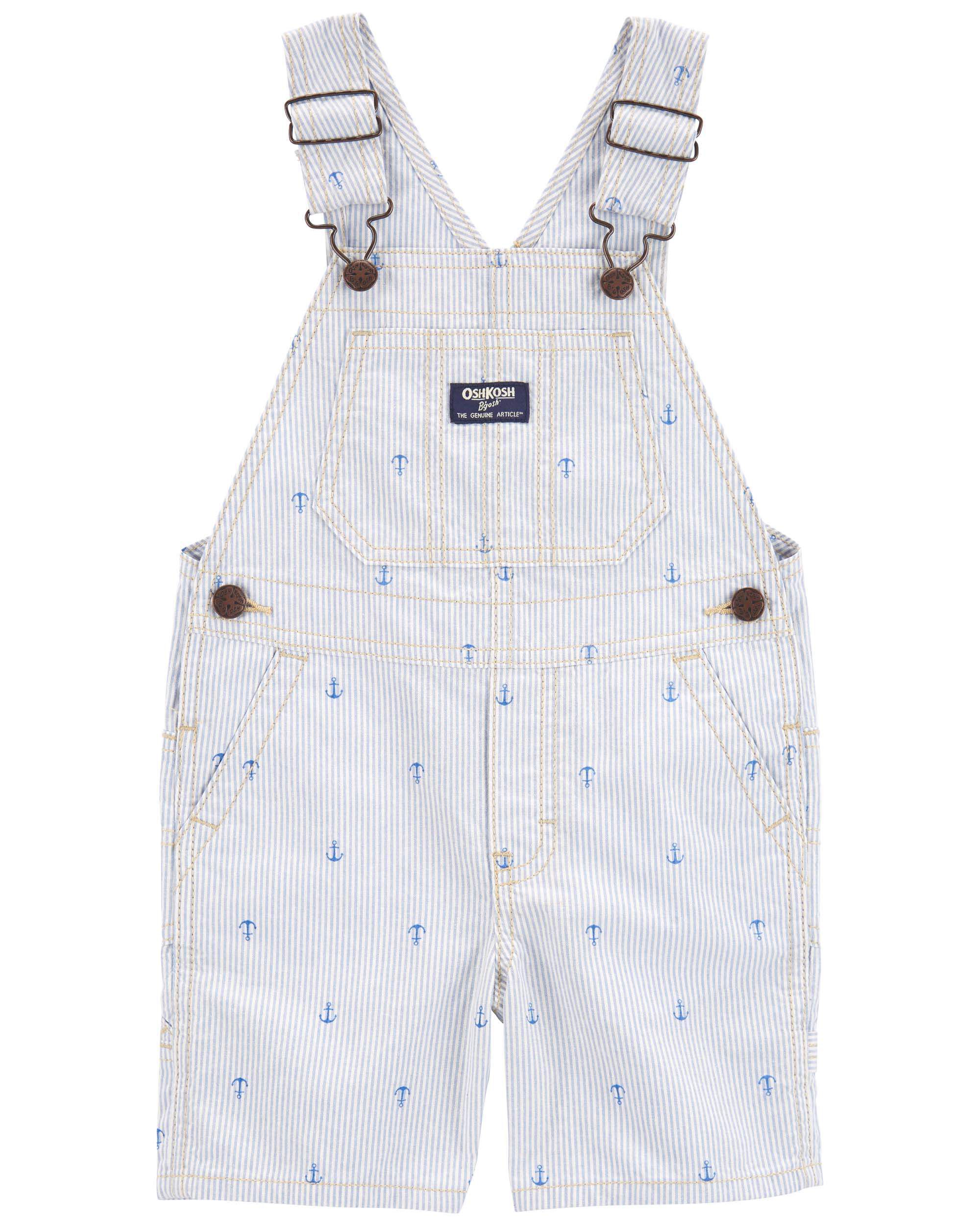 Джинсовые комбинезоны Carter's Для мальчиков Anchor Print Shortalls Carter's