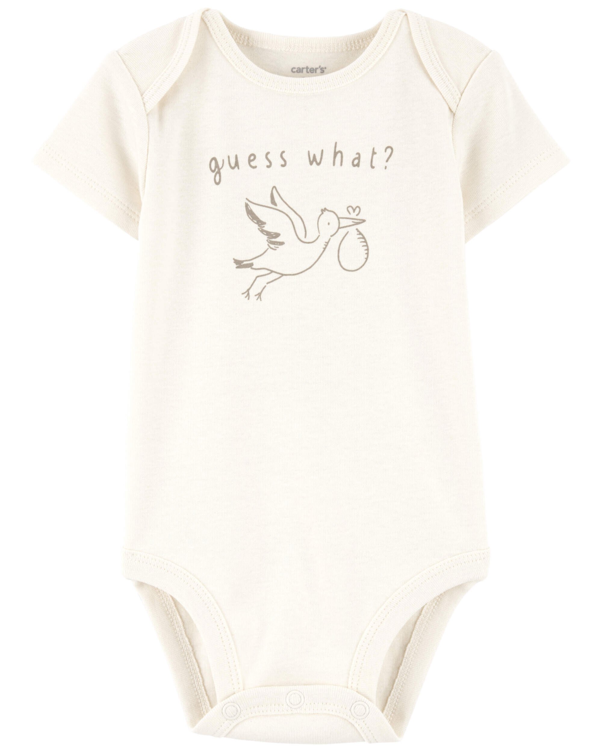 Детские Боди Carter's Baby Stork Announcement Bodysuit Carter's