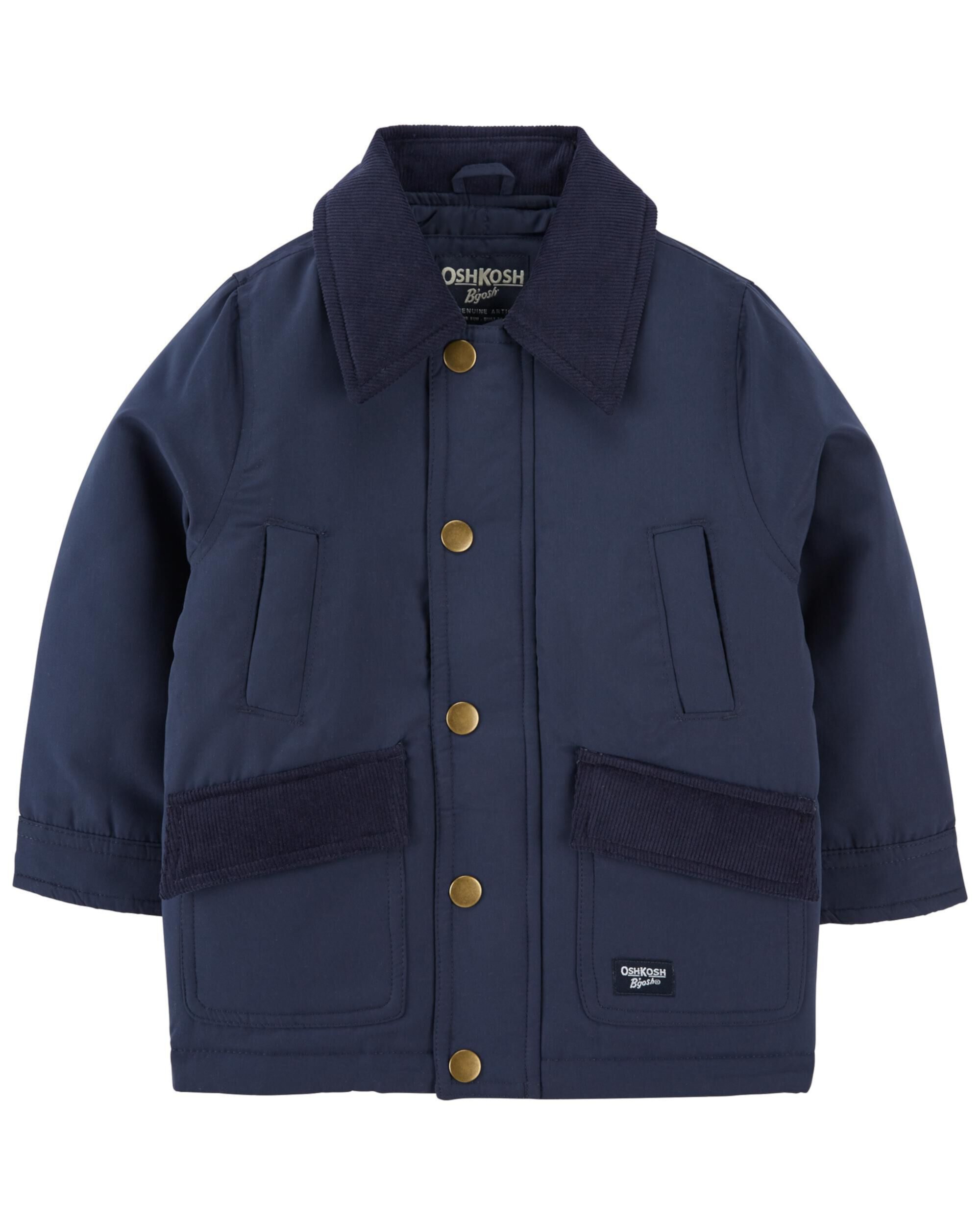 Toddler Midweight Button-Front Parka Carter's
