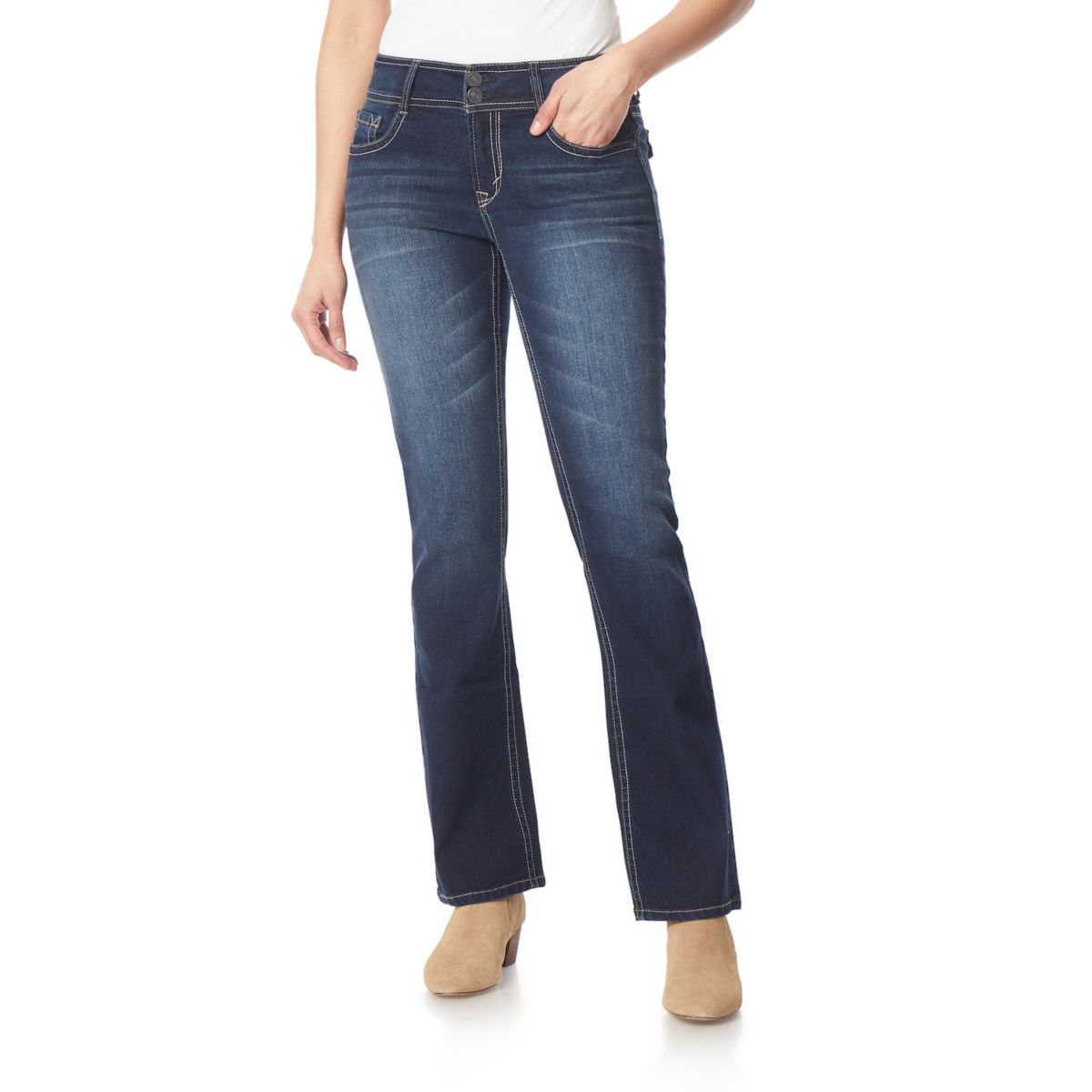 Juniors' WallFlower Insta Stretch® Luscious Curvy Bootcut Jeans WallFlower