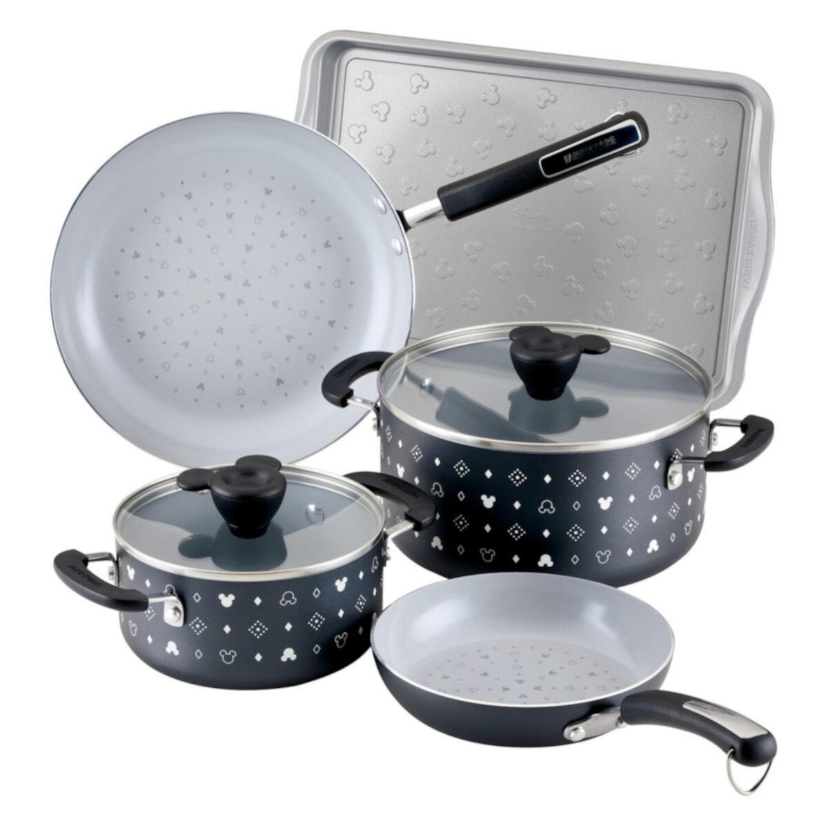 Farberware Disney Disney's Mickey Mouse 7-pc. Ceramic Nonstick Cookware Set Farberware Disney