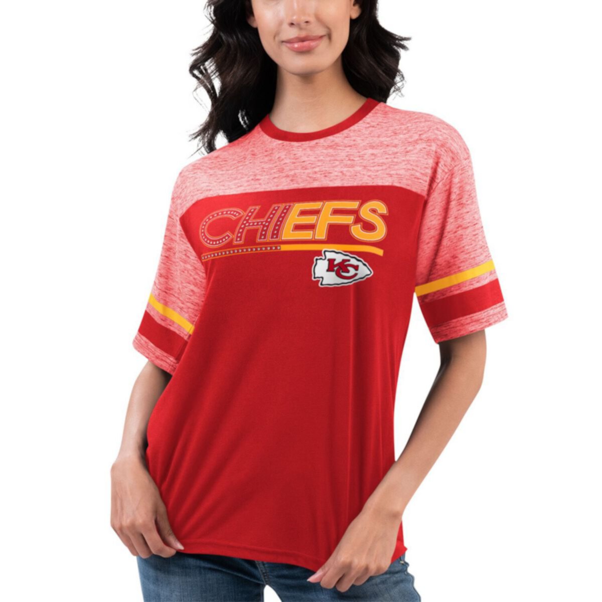 Женская Футболка G-III 4Her by Carl Banks Красная Kansas City Chiefs In The Style