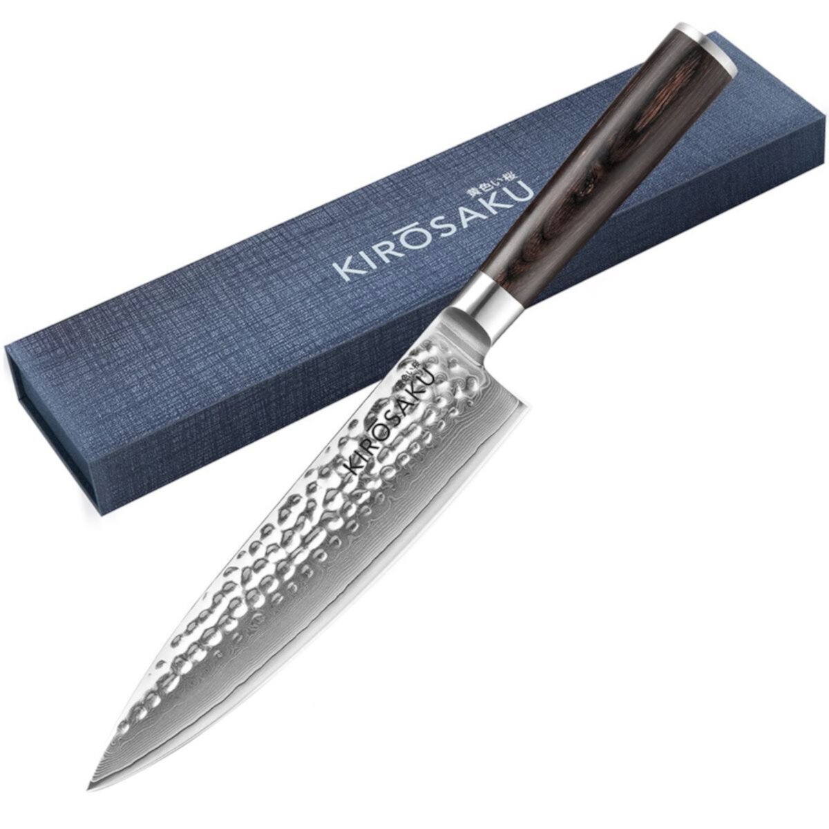 Premium Damascus Santoku Knife, Enormously Sharp Chef's Knife Made Of The Best Damascus Steel Kitchtic