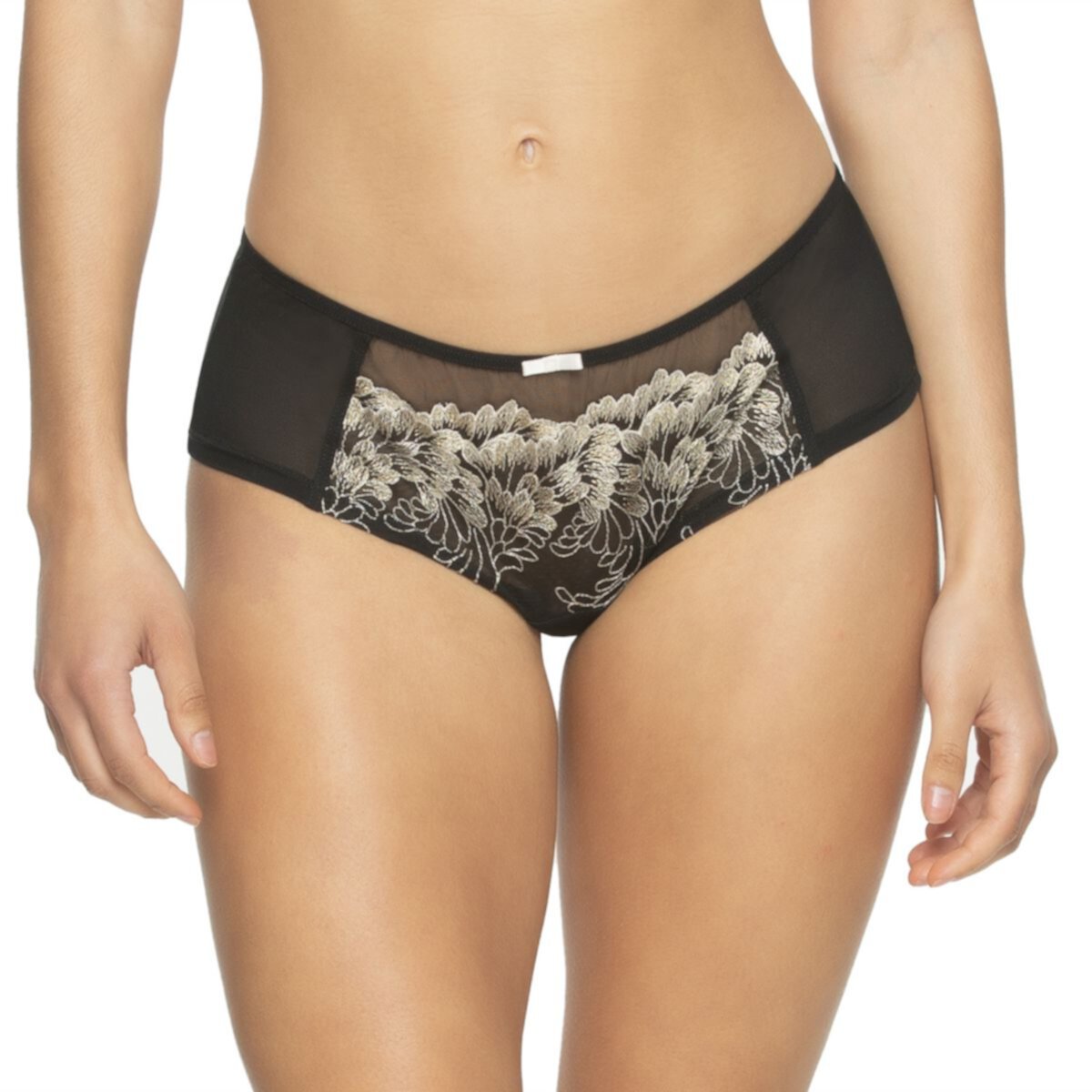 Women's Paramour by Felina Front Embroidered Mesh Hipster Panty Paramour by Felina