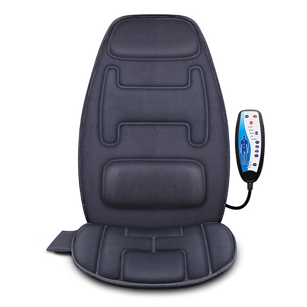 Snailax Back Massager Chair Pad, 10 Motors Massage Seat Cushion With Heat, Memory Foam Car Massager Snailax