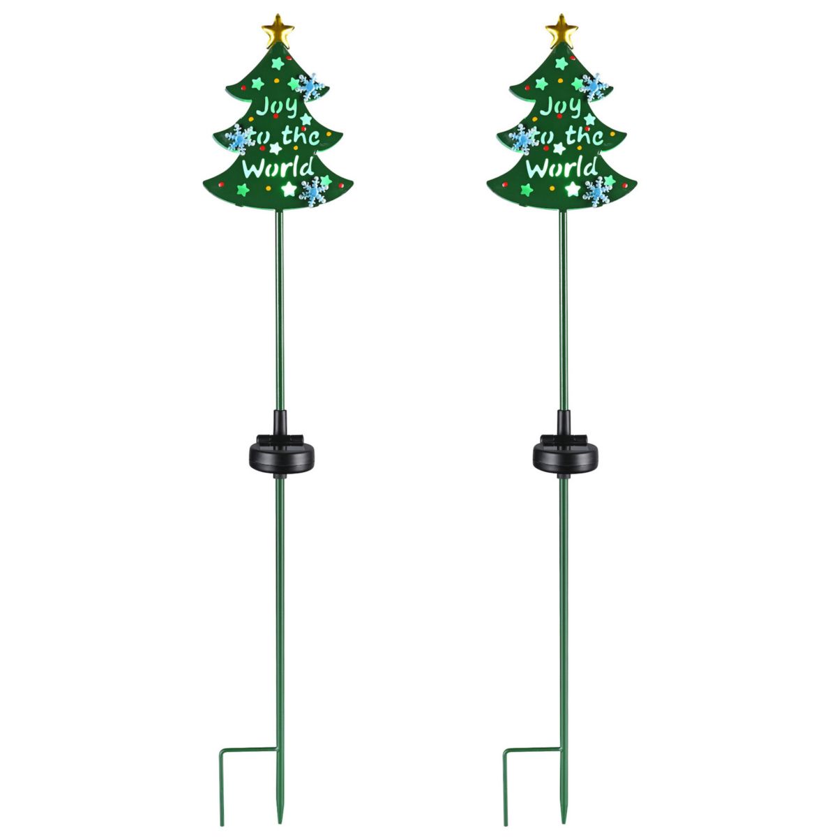 Christmas Tree With LED Solar Light, Green, Rust-resistant & Anti-corrosion, Unique Christmas Décor AGK