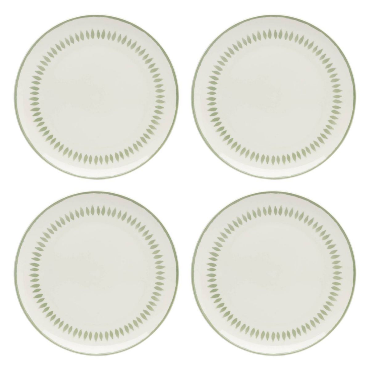 Food Network™ 4-pc. Aria Green Dinner Plate Set Food Network
