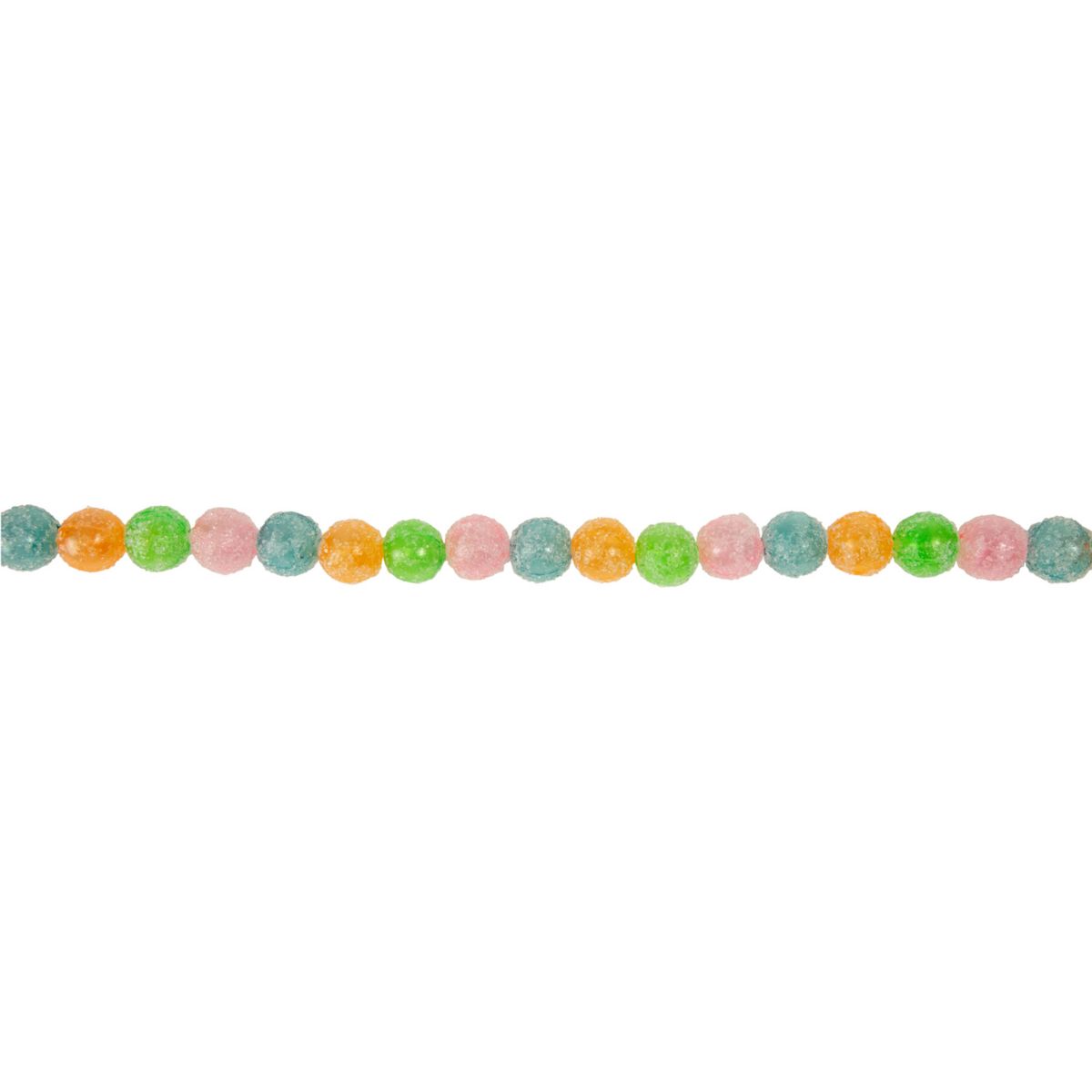 6ft Pastel Faux Candy Christmas Garland - Unlit Christmas Central