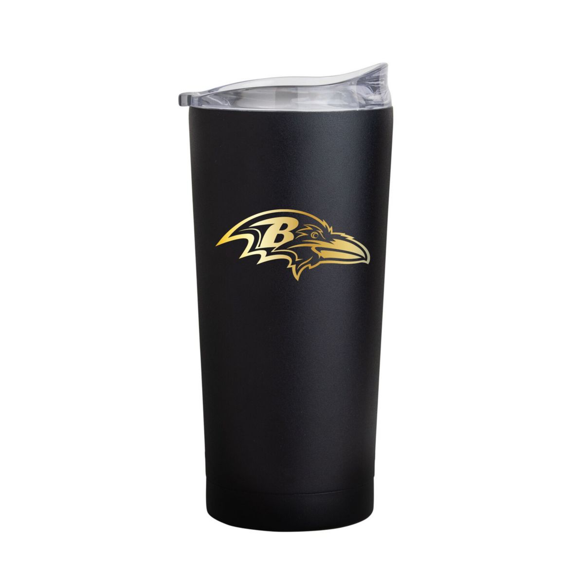 Baltimore Ravens Black Foil 20oz. Powder Coat Tumbler Logo Brand