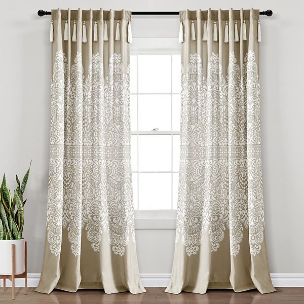 Lush Decor Boho Medallion Set of 2 Window Curtain Panels Lush Décor