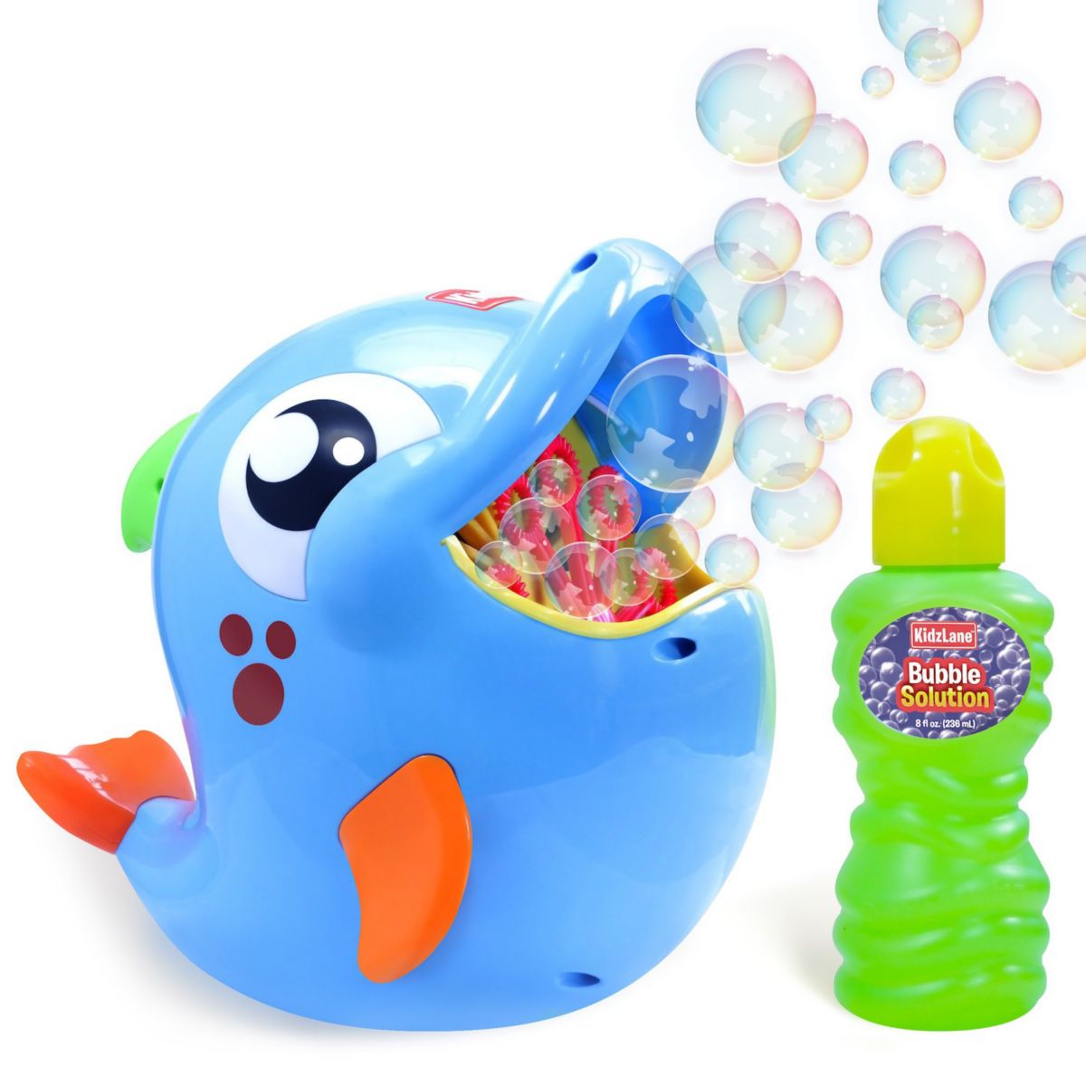 Bubble Machine for Kids 2 Speed Bubble Blower Toy for Kids and Toddlers Light Up Bubble Maker for Outdoor and Party Play Bubble Toy for Ages 3 Years+ Kidzlane