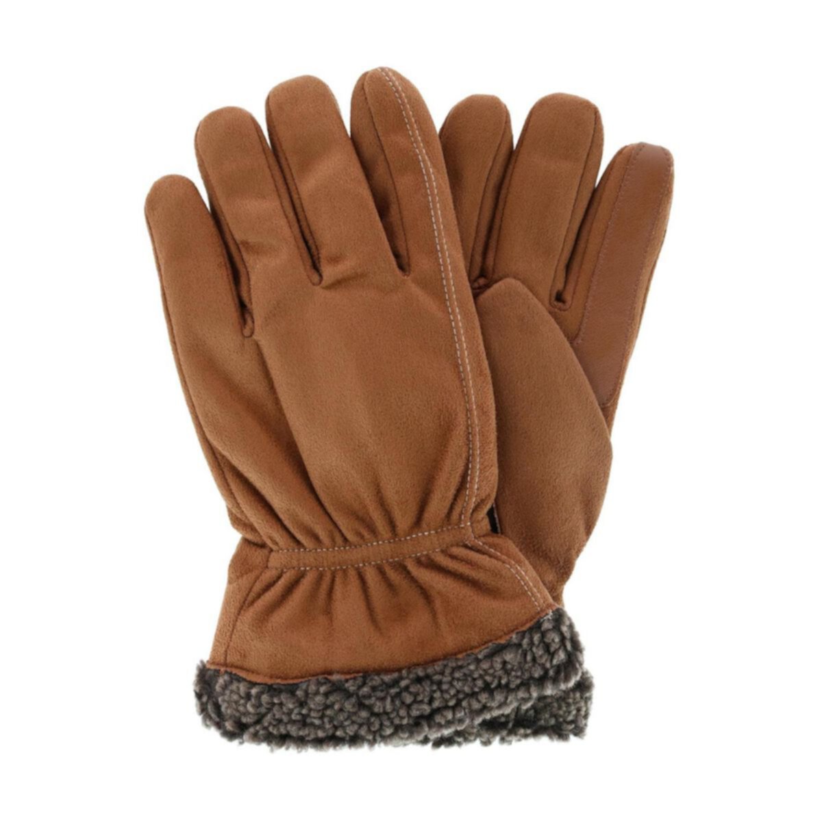 Isotoner Men's Microfiber Winter Glove With Berber Spill ISOTONER