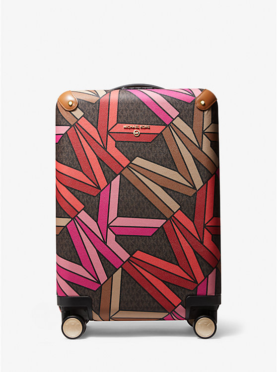 Jet Set Travel Small Graphic Logo Suitcase Michael Kors