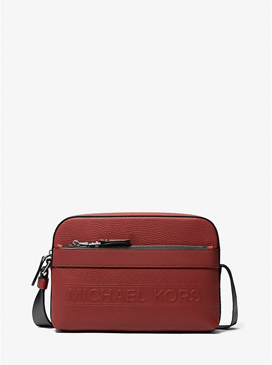 Сумка кросс-боди Michael Kors Hudson из зернистой кожи Michael Kors Mens