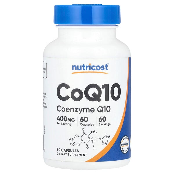 CoQ10, 400 mg, 60 Capsules Nutricost