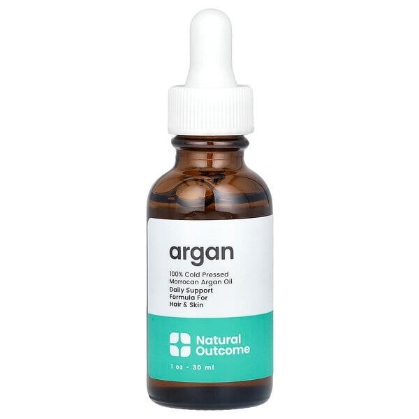 100% Cold Pressed Morrocan Argan Oil, 1 oz (30 ml) Natural outcome