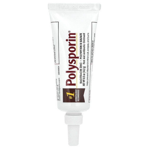 Antibiotic Ointment (Мазь), 0.5 oz (Унции) (14.2 g) Polysporin