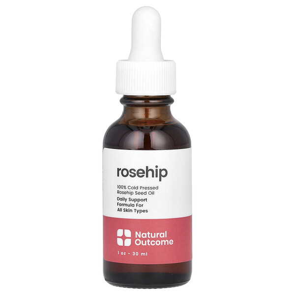 100% Cold Pressed Rosehip Seed Oil, 1 oz (30 ml) Natural outcome