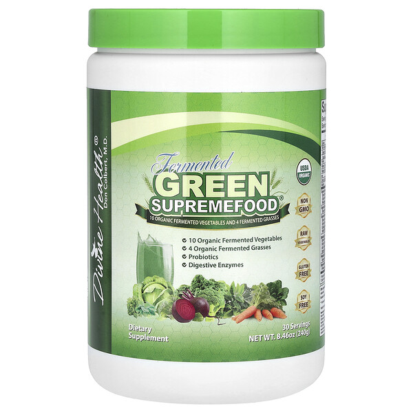 Fermented Green Supremefood®, 8.46 oz (240 g) Divine Health