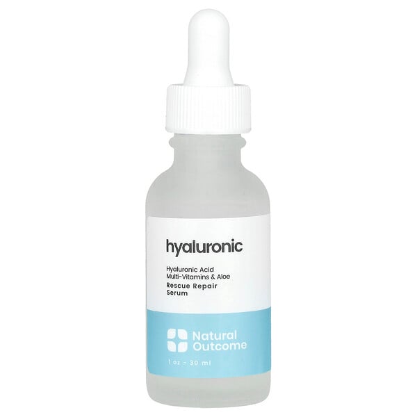 Hyaluronic, Rescue Repair Serum, Fragrance Free, 1 oz (30 ml) Natural outcome