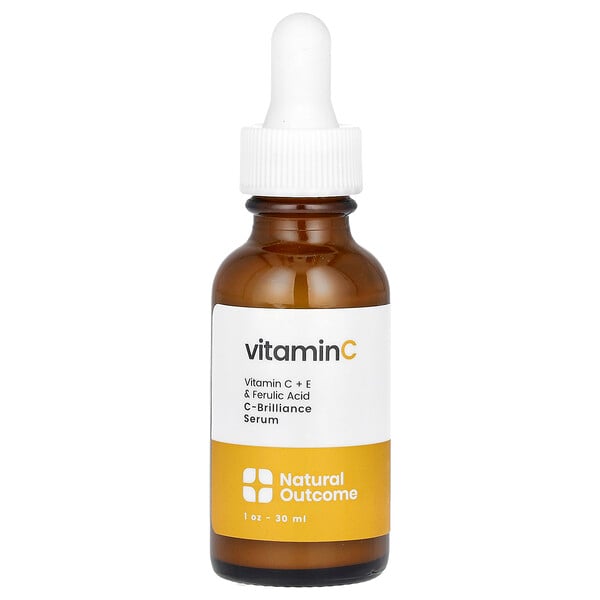 Vitamin C, C-Brilliance Serum, Fragrance Free, 1 oz (30 ml) Natural outcome