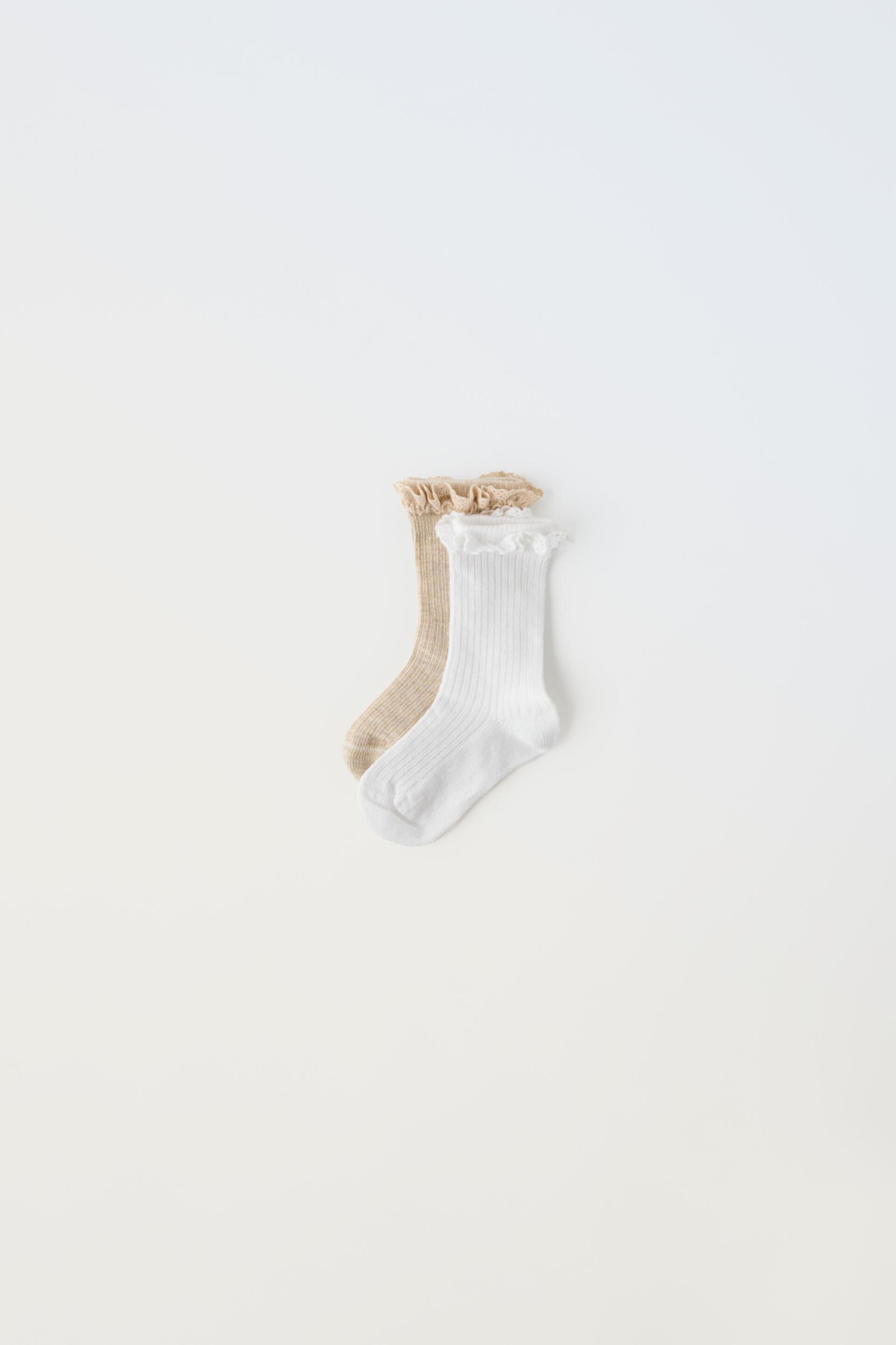 TWO-PACK OF LACE SOCKS ZARA