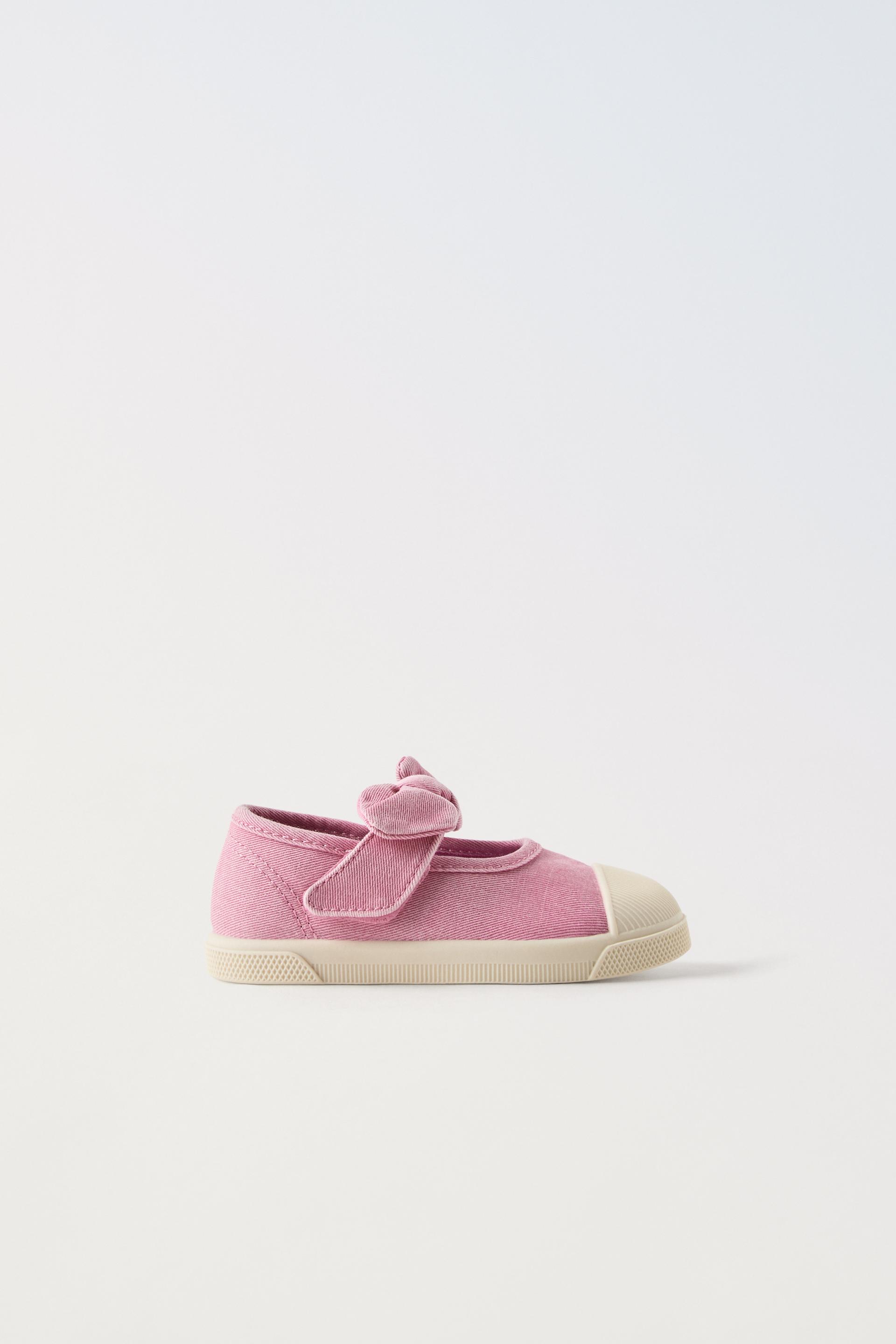 OPEN SNEAKERS WITH BOW ZARA