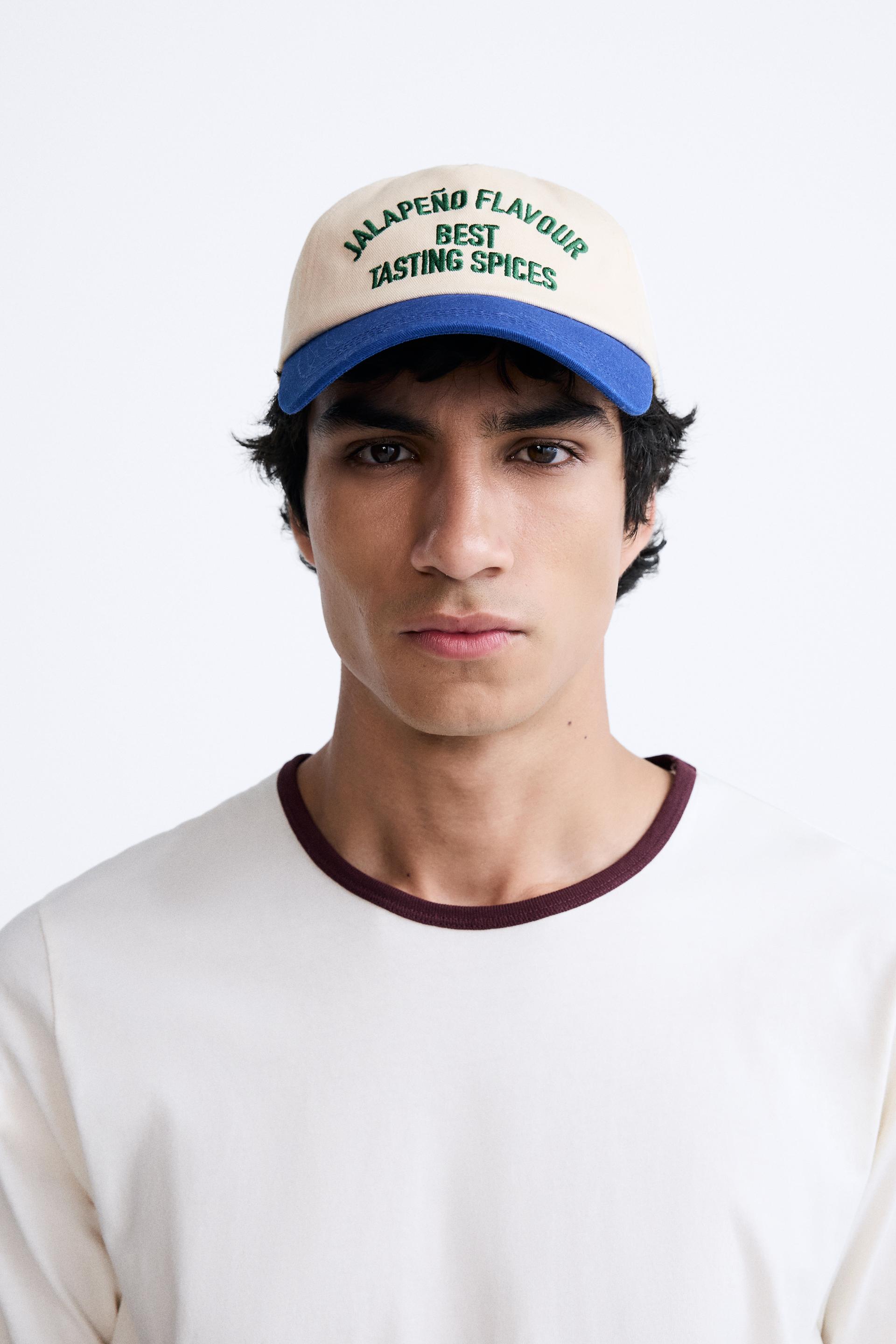 EMBROIDERED TEXT CAP LIMITED EDITION ZARA