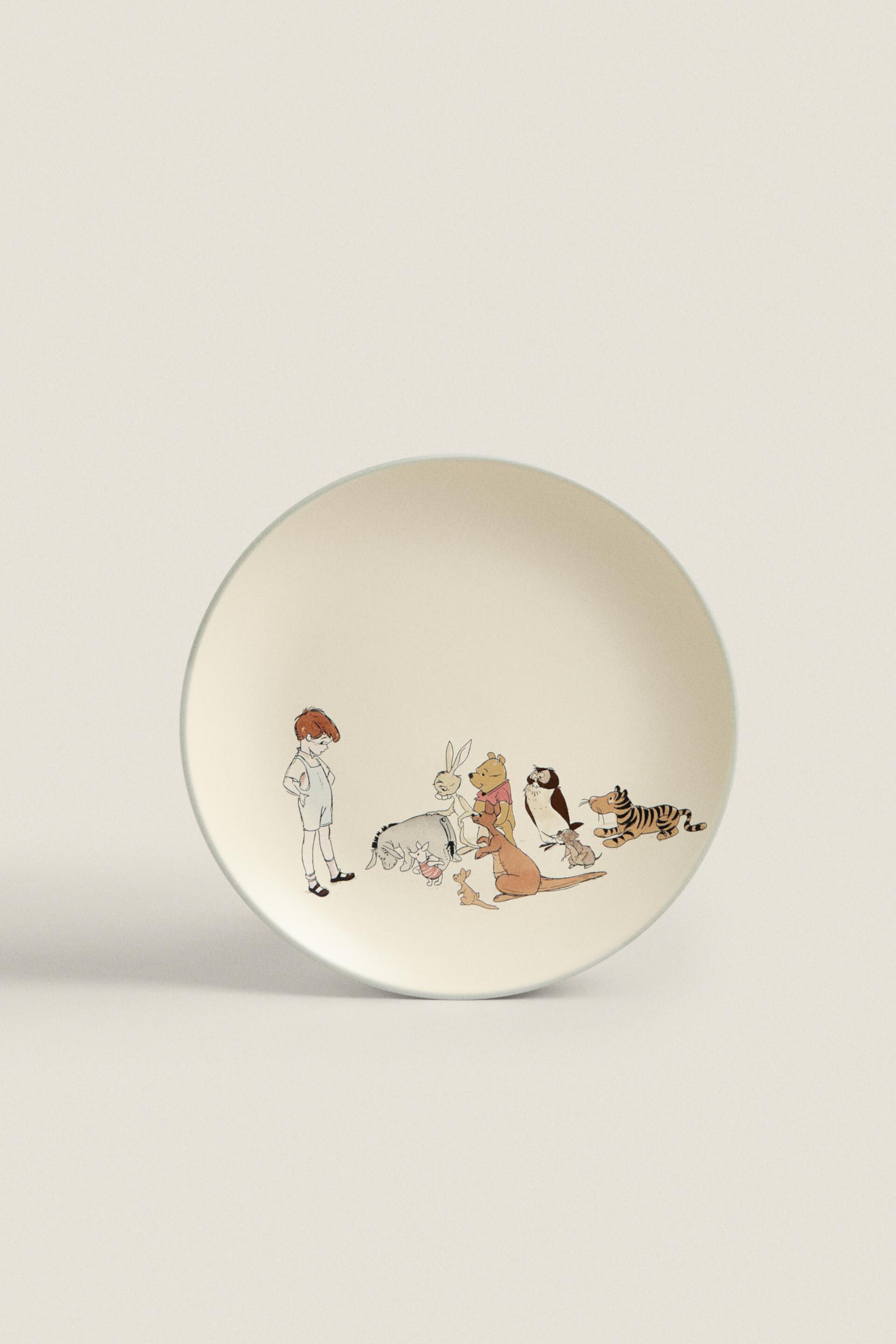 CHILDREN’S WINNIE THE POOH STONEWARE PLATE ZARA