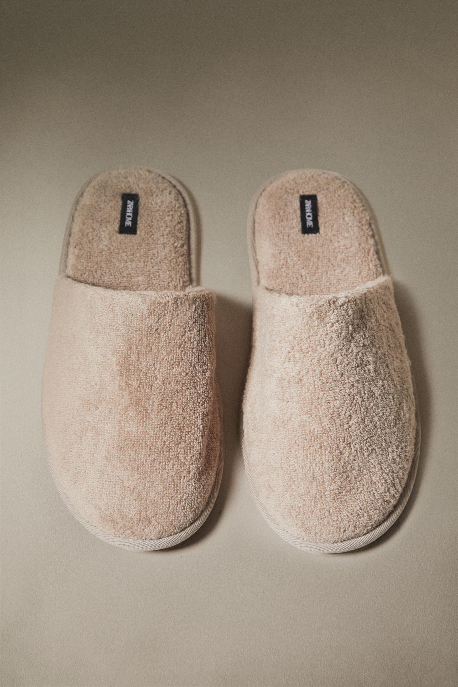 TERRYCLOTH BATHROOM SLIPPERS ZARA