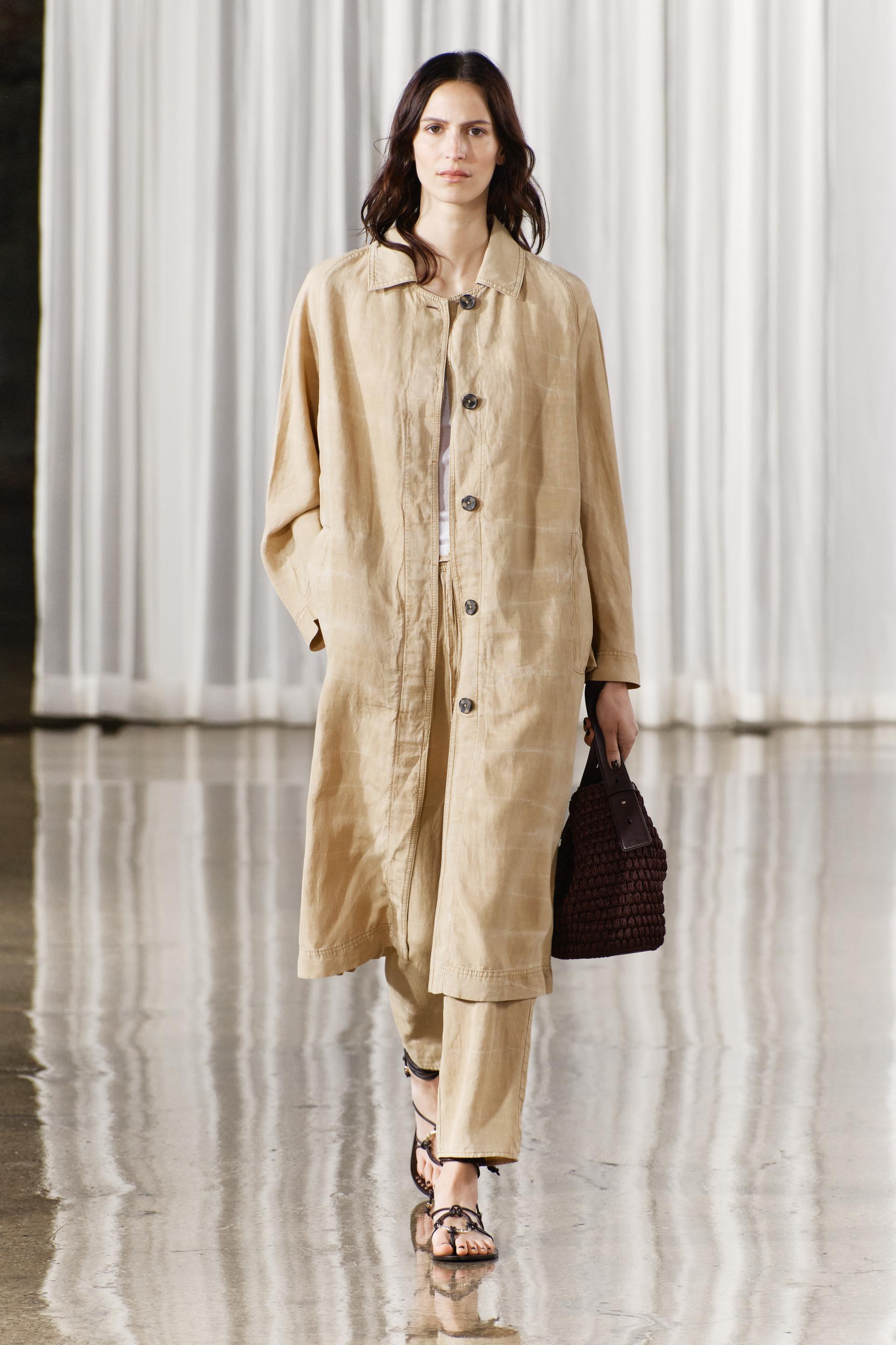 FLUID WASHED TRENCH ZW COLLECTION ZARA