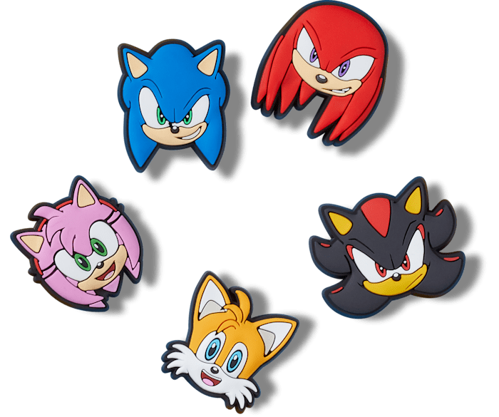 Sonic the Hedgehog 5 Pack Crocs