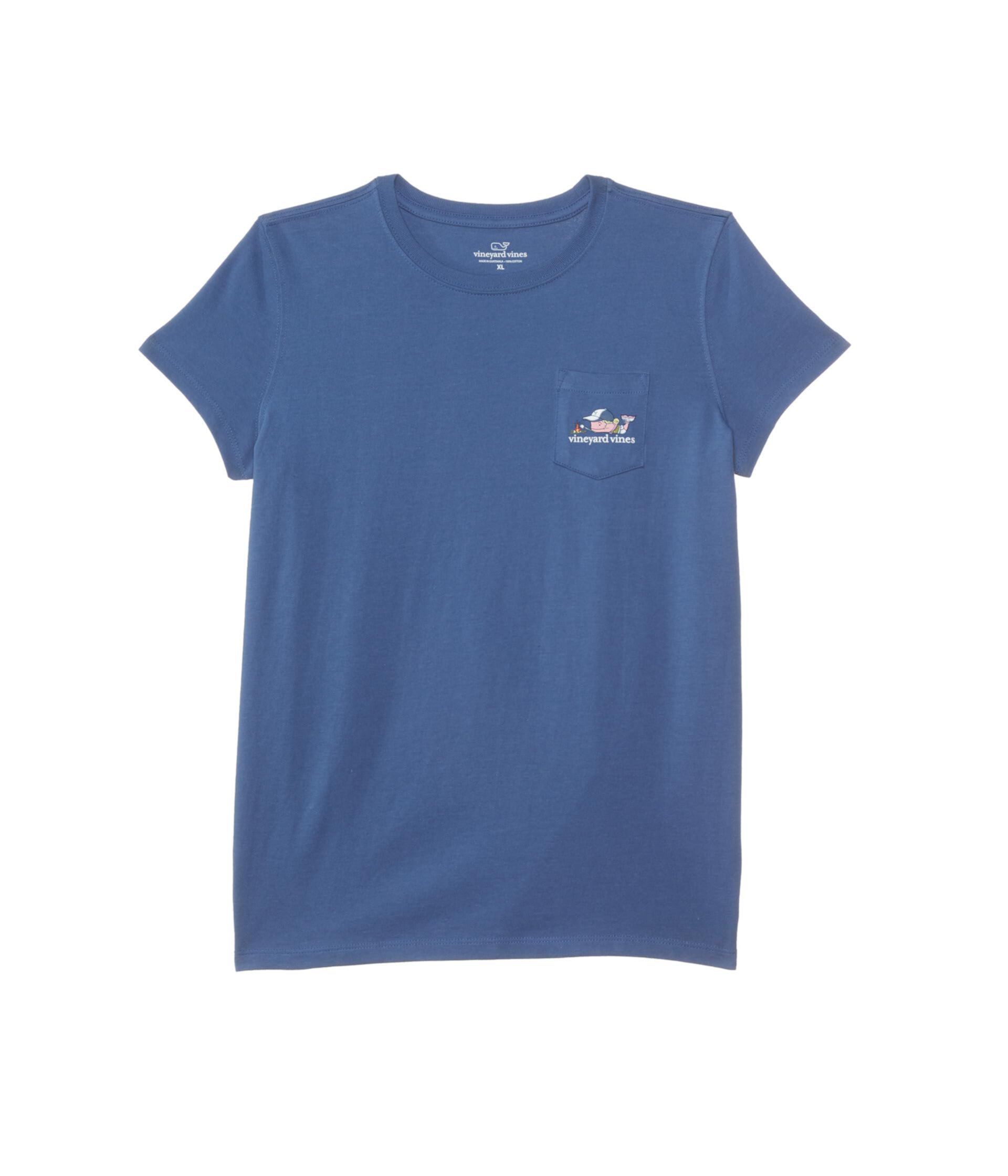 Футболка Vineyard Vines Kids Для девочек Glow Camping Whale Vineyard Vines Kids