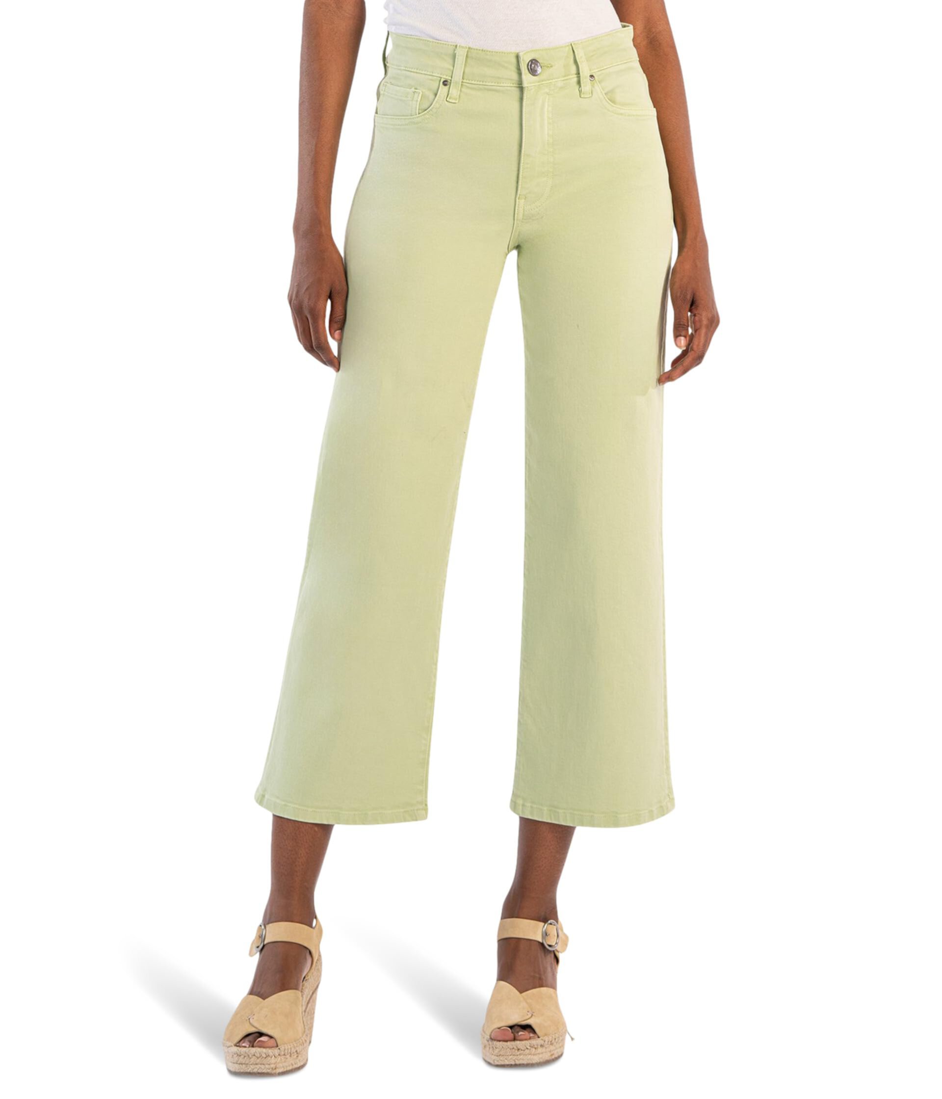 Charlotte High-Rise Reg Hem In Mint KUT from the Kloth