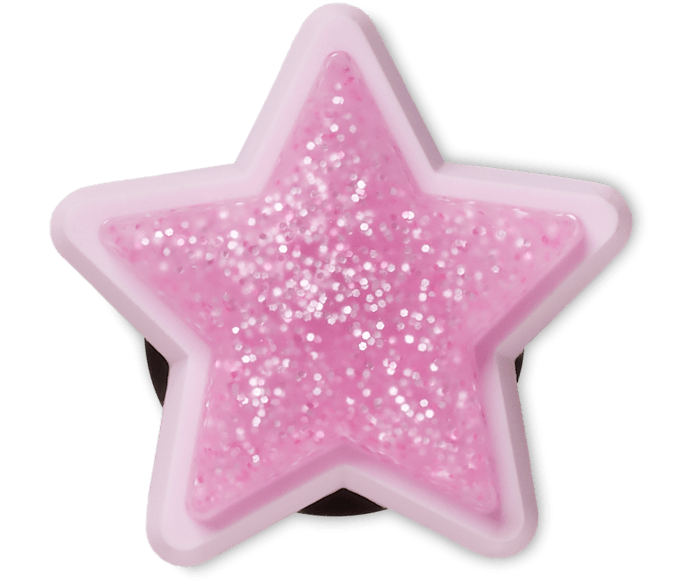 Tiny Glitter Star Crocs