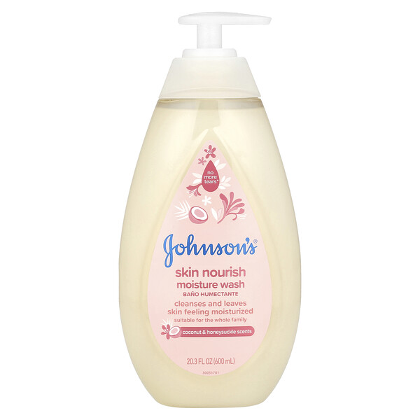 Skin Nourish Moisture Wash, Coconut & Honeysuckle , 20.3 fl oz (600 ml) Johnson's Baby