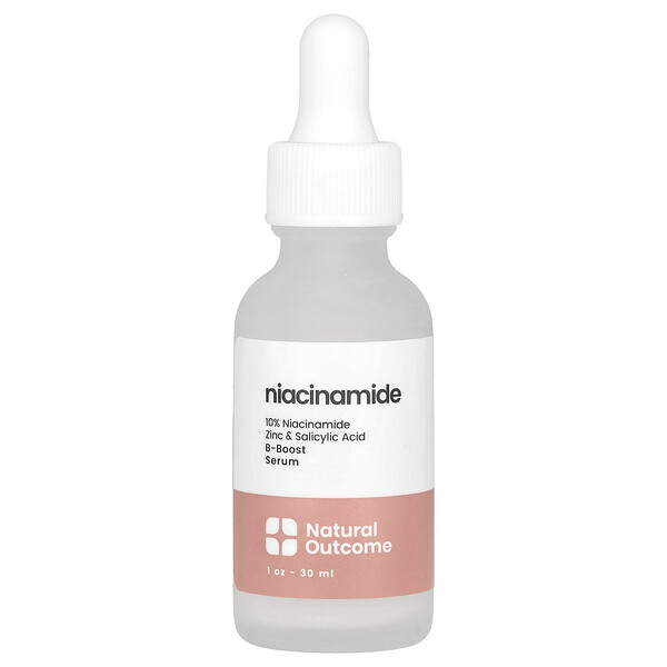 Niacinamide, B-Boost Serum, Fragrance Free, 1 oz (30 ml) Natural outcome