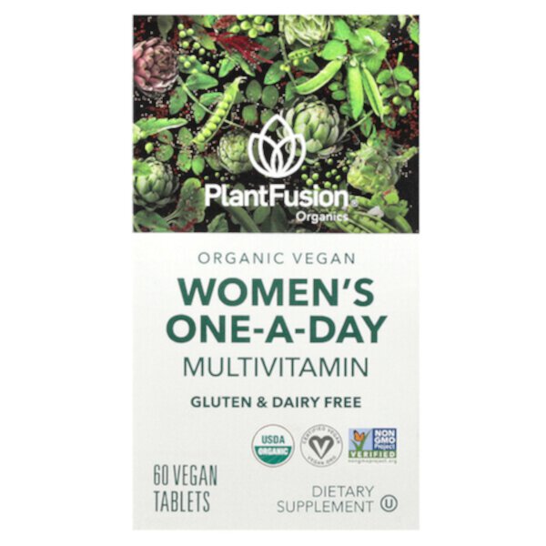 Women's One-A-Day Mutivitamin, 60 Vegan Tablets PlantFusion