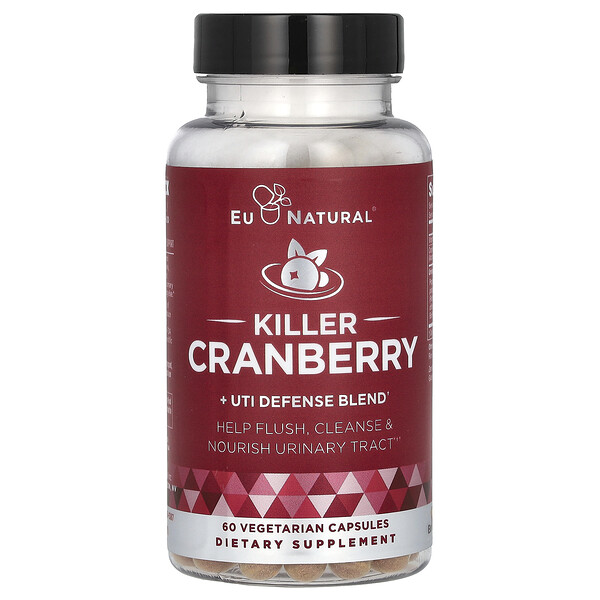Killer Cranberry + UTI Defense Blend, 60 Vegetarian Capsules Eu Natural